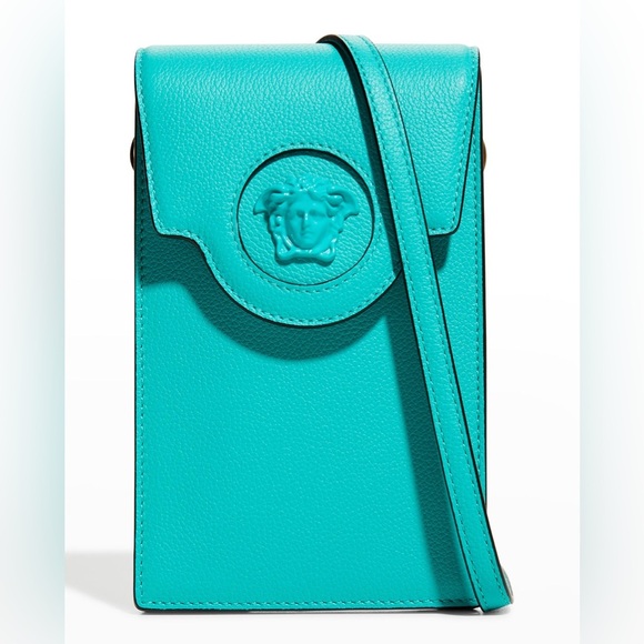 Versace Handbags - FINAL DROP / SALE!! Versace La medusa 3D logo leather shoulder crossbody bag NEW